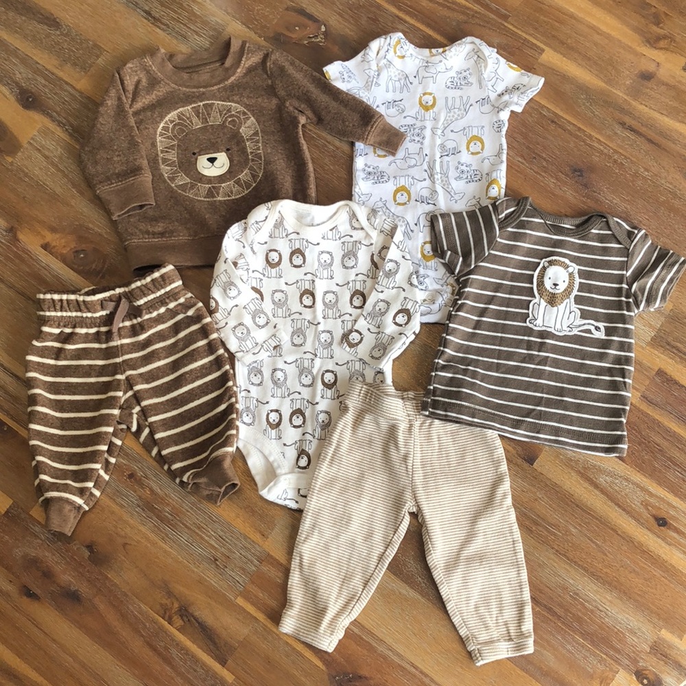 EUC! Child Of Mine Carter’s Lion Bundle Size 0-3mo